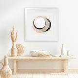 Shop Ring of Gold I (Square) Art Print-Abstract, Neutrals, PC, Square, View All-framed painted poster wall decor artwork