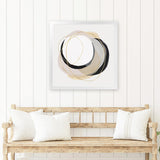 Shop Ring of Gold I (Square) Art Print-Abstract, Neutrals, PC, Square, View All-framed painted poster wall decor artwork