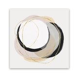 Shop Ring of Gold I (Square) Art Print-Abstract, Neutrals, PC, Square, View All-framed painted poster wall decor artwork