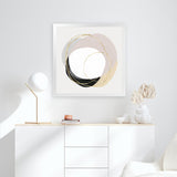 Shop Ring of Gold II (Square) Art Print-Abstract, Neutrals, PC, Square, View All-framed painted poster wall decor artwork