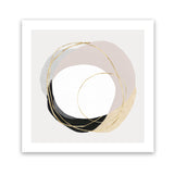 Shop Ring of Gold II (Square) Art Print-Abstract, Neutrals, PC, Square, View All-framed painted poster wall decor artwork
