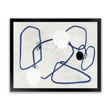 Shop Midblue II Art Print-Abstract, Blue, Horizontal, Neutrals, PC, Rectangle, View All-framed painted poster wall decor artwork