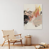 Shop Grapefruit I Canvas Art Print-Abstract, Black, Neutrals, PC, Portrait, Rectangle, View All-framed wall decor artwork