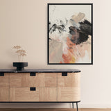 Shop Grapefruit II Canvas Art Print-Abstract, Black, Neutrals, PC, Portrait, Rectangle, View All-framed wall decor artwork