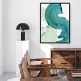 Shop Green Movement I Canvas Art Print-Abstract, Green, PC, Portrait, Rectangle, View All-framed wall decor artwork