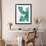 Shop Green Movement II Art Print-Abstract, Green, PC, Portrait, Rectangle, View All-framed painted poster wall decor artwork