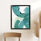 Shop Green Movement II Art Print-Abstract, Green, PC, Portrait, Rectangle, View All-framed painted poster wall decor artwork