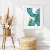 Shop Green Movement II Art Print-Abstract, Green, PC, Portrait, Rectangle, View All-framed painted poster wall decor artwork