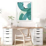 Shop Green Movement II Art Print-Abstract, Green, PC, Portrait, Rectangle, View All-framed painted poster wall decor artwork