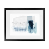 Shop Sheets of Blue I Art Print-Abstract, Blue, Horizontal, Neutrals, PC, Rectangle, View All-framed painted poster wall decor artwork