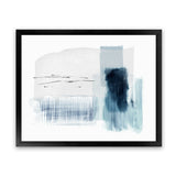 Shop Sheets of Blue I Art Print-Abstract, Blue, Horizontal, Neutrals, PC, Rectangle, View All-framed painted poster wall decor artwork