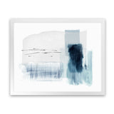 Shop Sheets of Blue I Art Print-Abstract, Blue, Horizontal, Neutrals, PC, Rectangle, View All-framed painted poster wall decor artwork