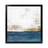 Shop Golden Horizon I (Square) Art Print-Abstract, Blue, Neutrals, PC, Square, View All-framed painted poster wall decor artwork