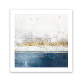 Shop Golden Horizon II (Square) Art Print-Abstract, Blue, Neutrals, PC, Square, View All-framed painted poster wall decor artwork