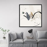 Shop Heavenly II (Square) Canvas Art Print-Abstract, Neutrals, PC, Square, View All-framed wall decor artwork