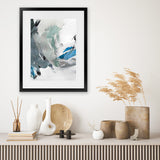 Shop Dazzle II Art Print-Abstract, Blue, PC, Portrait, Rectangle, View All-framed painted poster wall decor artwork