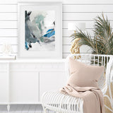 Shop Dazzle II Art Print-Abstract, Blue, PC, Portrait, Rectangle, View All-framed painted poster wall decor artwork