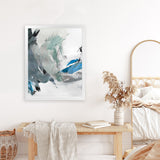 Shop Dazzle II Art Print-Abstract, Blue, PC, Portrait, Rectangle, View All-framed painted poster wall decor artwork