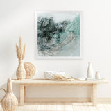 Shop Radiant Night (Square) Art Print-Abstract, Green, PC, Square, View All-framed painted poster wall decor artwork