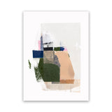 Shop Patchwork Pieces II Canvas Art Print-Abstract, Green, Neutrals, PC, Portrait, Rectangle, View All-framed wall decor artwork