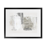 Shop Silver Slate Art Print-Abstract, Horizontal, Neutrals, PC, Rectangle, View All-framed painted poster wall decor artwork