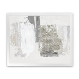 Shop Silver Slate Art Print-Abstract, Horizontal, Neutrals, PC, Rectangle, View All-framed painted poster wall decor artwork