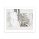 Shop Silver Slate Art Print-Abstract, Horizontal, Neutrals, PC, Rectangle, View All-framed painted poster wall decor artwork