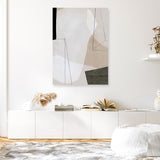 Shop Transparent I Canvas Art Print-Abstract, Neutrals, PC, Portrait, Rectangle, View All-framed wall decor artwork