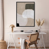 Shop Transparent II Canvas Art Print-Abstract, Neutrals, PC, Portrait, Rectangle, View All-framed wall decor artwork