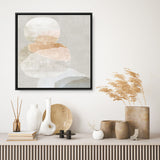 Shop Pile Up I (Square) Canvas Art Print-Abstract, Neutrals, PC, Square, View All-framed wall decor artwork