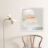 Shop Pile Up I (Square) Art Print-Abstract, Neutrals, PC, Square, View All-framed painted poster wall decor artwork