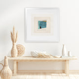 Shop Square Form I (Square) Art Print-Abstract, Blue, Neutrals, PC, Square, View All-framed painted poster wall decor artwork