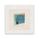 Shop Square Form I (Square) Canvas Art Print-Abstract, Blue, Neutrals, PC, Square, View All-framed wall decor artwork
