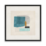 Shop Square Form II (Square) Canvas Art Print-Abstract, Blue, Neutrals, PC, Square, View All-framed wall decor artwork