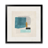 Shop Square Form II (Square) Art Print-Abstract, Blue, Neutrals, PC, Square, View All-framed painted poster wall decor artwork