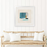 Shop Square Form II (Square) Art Print-Abstract, Blue, Neutrals, PC, Square, View All-framed painted poster wall decor artwork