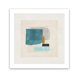 Shop Square Form II (Square) Art Print-Abstract, Blue, Neutrals, PC, Square, View All-framed painted poster wall decor artwork