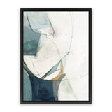 Shop Merging I Canvas Art Print-Abstract, Blue, Neutrals, PC, Portrait, Rectangle, View All-framed wall decor artwork