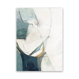 Shop Merging I Canvas Art Print-Abstract, Blue, Neutrals, PC, Portrait, Rectangle, View All-framed wall decor artwork
