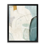 Shop Merging II Art Print-Abstract, Blue, Neutrals, PC, Portrait, Rectangle, View All-framed painted poster wall decor artwork