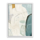 Shop Merging II Canvas Art Print-Abstract, Blue, Neutrals, PC, Portrait, Rectangle, View All-framed wall decor artwork