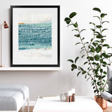 Shop Ocean Park I Art Print-Abstract, Blue, PC, Portrait, Rectangle, View All-framed painted poster wall decor artwork