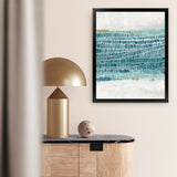 Shop Ocean Park I Art Print-Abstract, Blue, PC, Portrait, Rectangle, View All-framed painted poster wall decor artwork