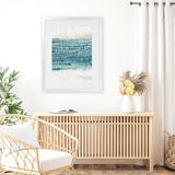 Shop Ocean Park I Art Print-Abstract, Blue, PC, Portrait, Rectangle, View All-framed painted poster wall decor artwork