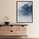 Shop Beside the Sea I Canvas Art Print-Abstract, Blue, PC, Portrait, Rectangle, View All-framed wall decor artwork