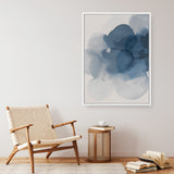 Shop Beside the Sea I Canvas Art Print-Abstract, Blue, PC, Portrait, Rectangle, View All-framed wall decor artwork