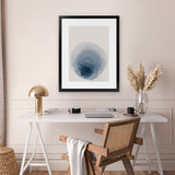 Shop Beside the Sea II Art Print-Abstract, Blue, PC, Portrait, Rectangle, View All-framed painted poster wall decor artwork