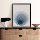 Shop Beside the Sea II Art Print-Abstract, Blue, PC, Portrait, Rectangle, View All-framed painted poster wall decor artwork