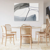 Shop Wrapped I Canvas Art Print-Abstract, Black, Blue, Horizontal, Neutrals, PC, Rectangle, View All-framed wall decor artwork