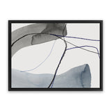 Shop Wrapped I Canvas Art Print-Abstract, Black, Blue, Horizontal, Neutrals, PC, Rectangle, View All-framed wall decor artwork